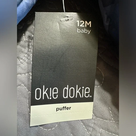 Okie Dokie Baby/Toddler Boys Blue Camo Heavyweight Puffer Jacket NWT Var… - Picture 5 of 8